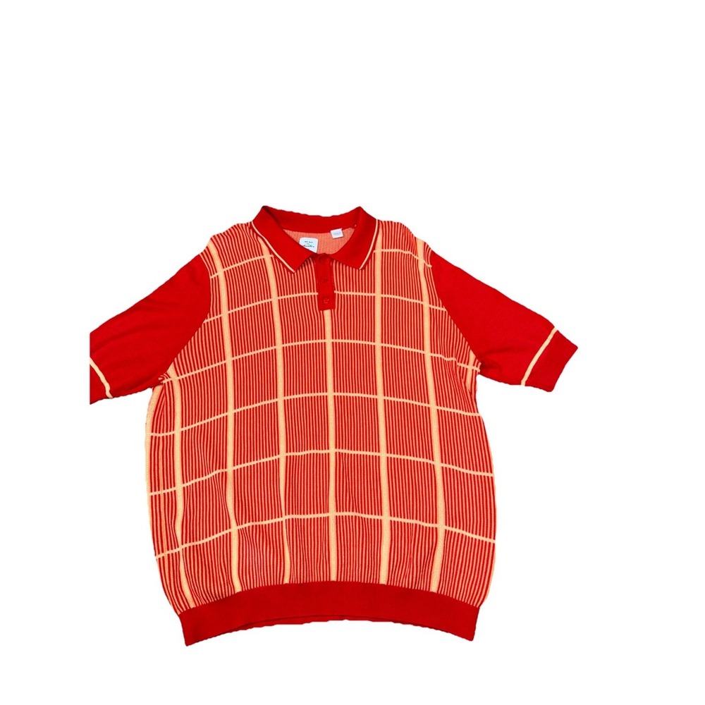 Max 'N Chester Knits Mens Small Shot‎ Sleeve Sweater Polo